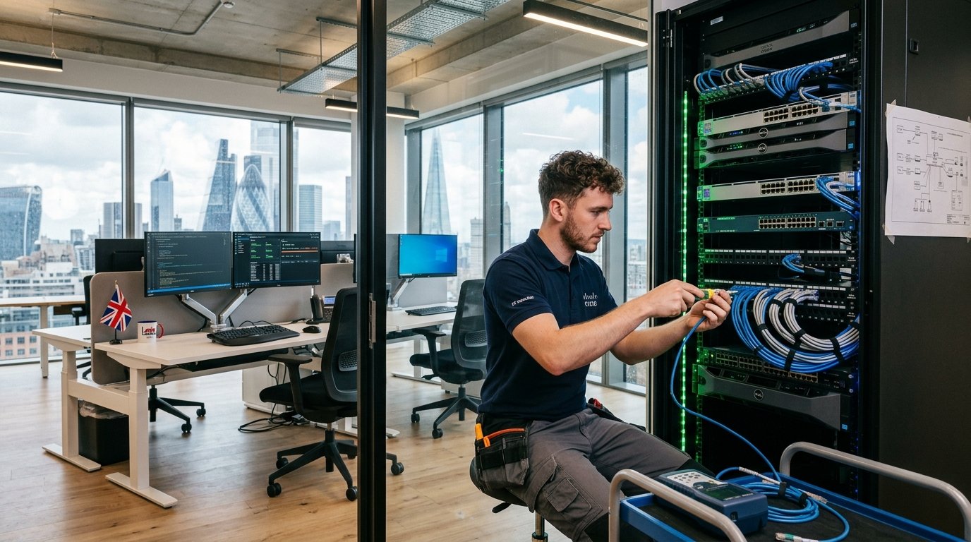 Complete Office IT Network & 6 Workstation Deployment in Central London
