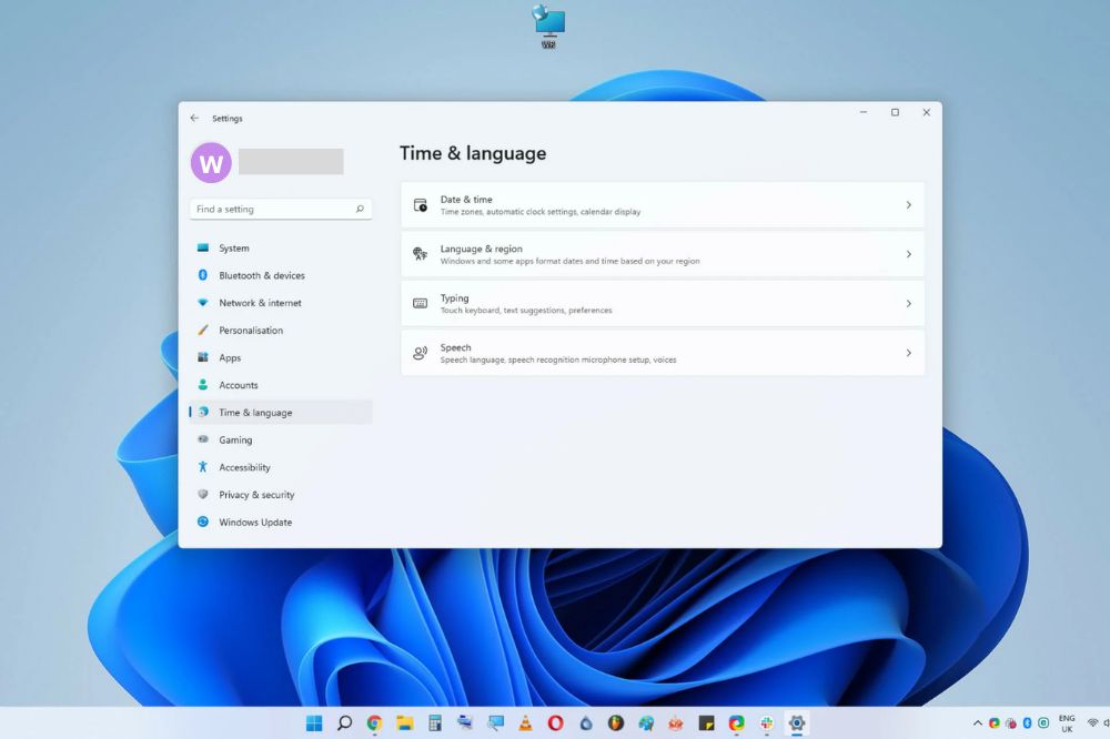 Language in Windows 11