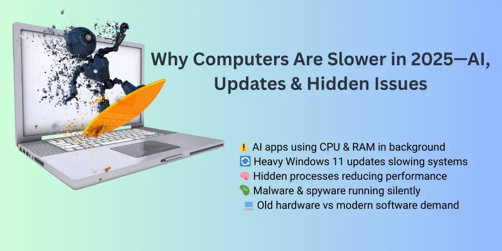 Why Computers Are Slower in 2025—AI, Updates & Hidden Issues